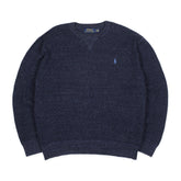 Ralph Lauren Strickpullover in Marineblau Größe L
